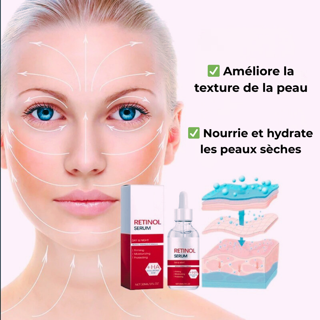 Sérum au Rétinol Anti-Rides | Lissage, Fermeté & Éclat