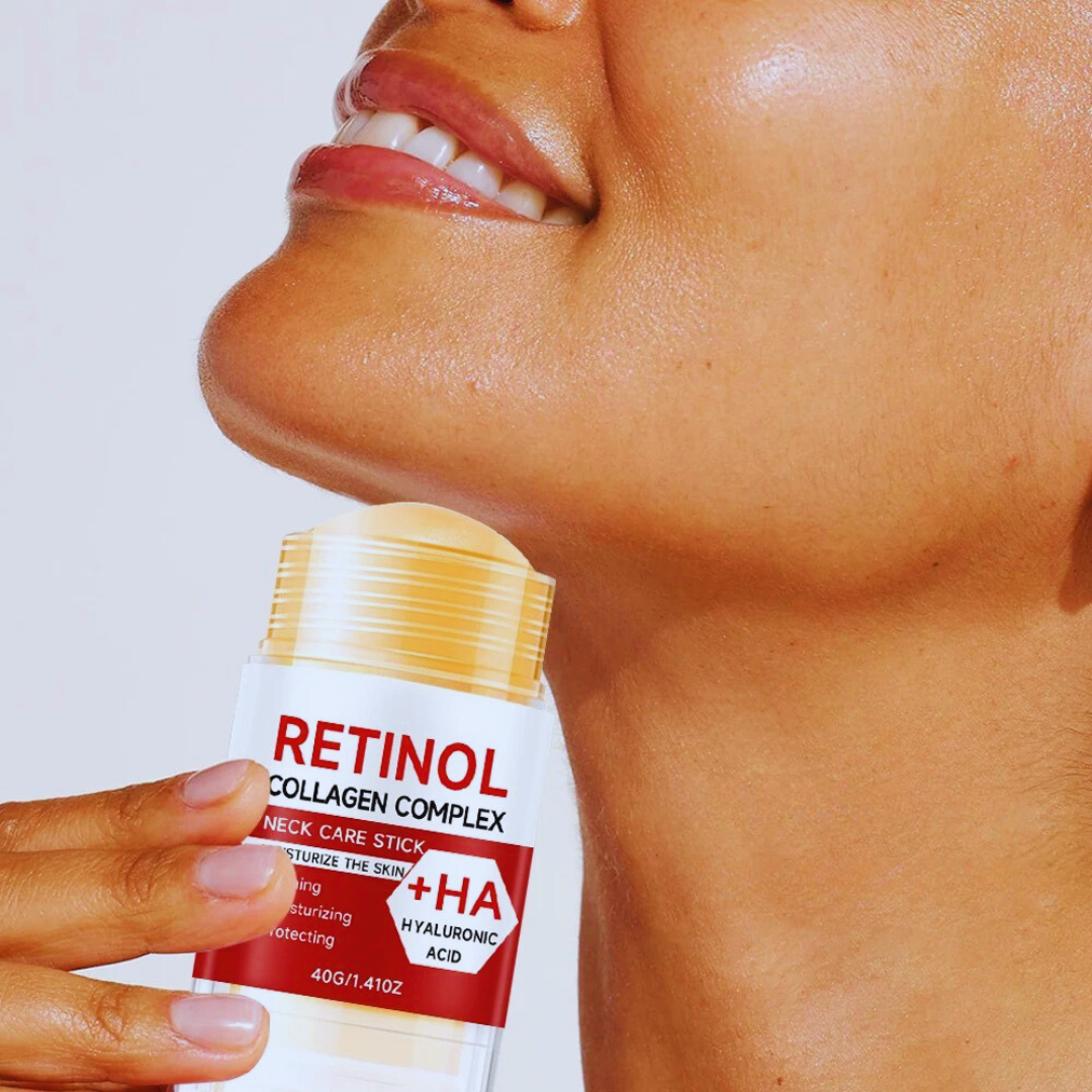 Barre de Traitement au Rétinol & Collagène – Soin Raffermissant Cou & Décolleté