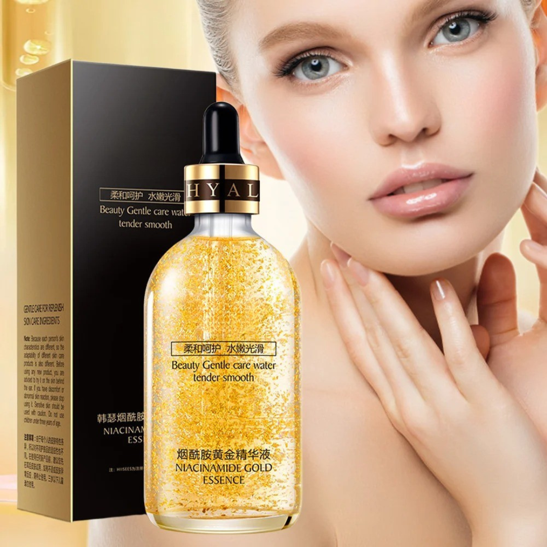 Sérum Visage Acide Hyaluronique & Niacinamide 24K – Anti-Âge