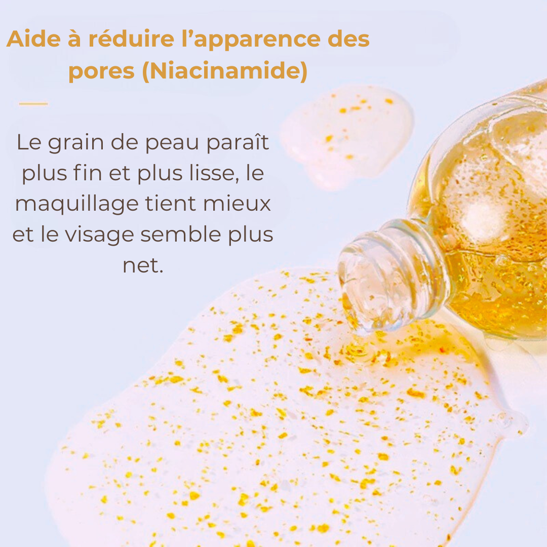 Sérum Visage Acide Hyaluronique & Niacinamide 24K – Anti-Âge