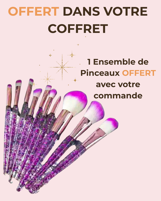 🎁 OFFERT : 1 Ensemble de Pinceaux - Offert avec votre commande